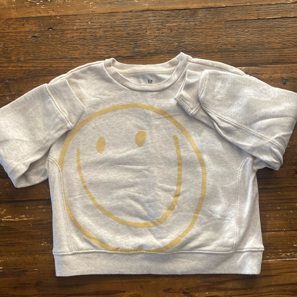 Smiley face crewneck